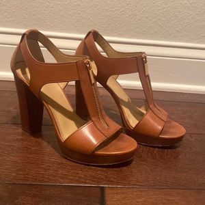 MICHAEL Michael Kors Block Heel with Zipper